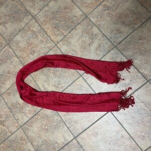 Pashmina Deep Red Scarf